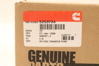 Cummins Pump Fuel Transfer 3972103 for sale online | eBay