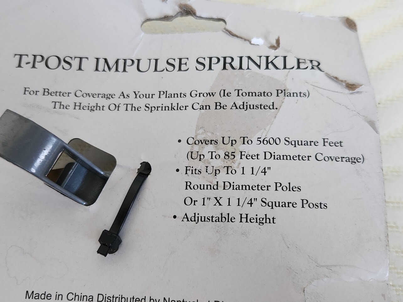 T-Post Impulse Sprinkler by Garden Essentials X3AZ-PT NEW