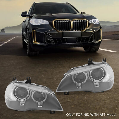 Adaptive For 2011-2013?BMW X5 Xenon/HID Headlights Headlamps AFS Left+Right Side