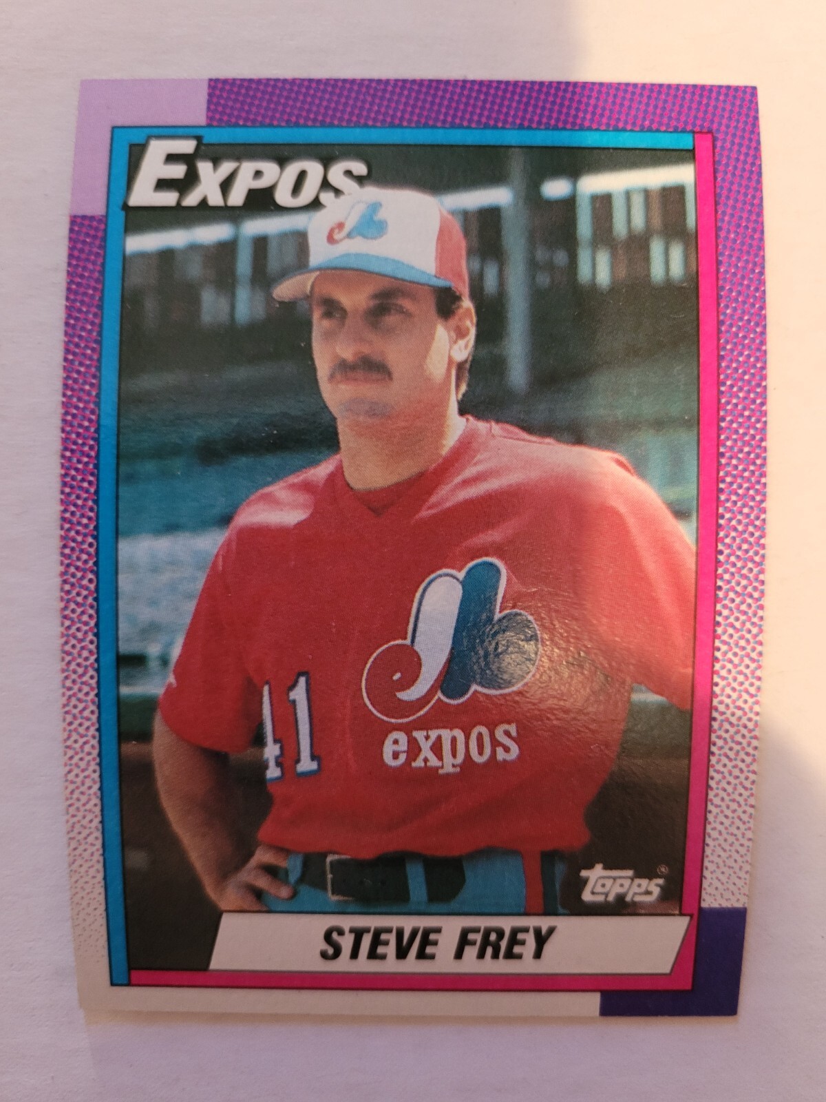 1990 TOPPS STEVE FREY #91 NM
