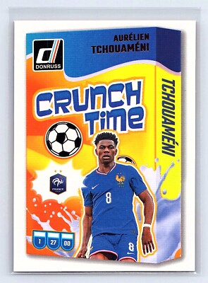 Aurelien Tchouameni 2024-25 Donruss Soccer Crunch Time #18