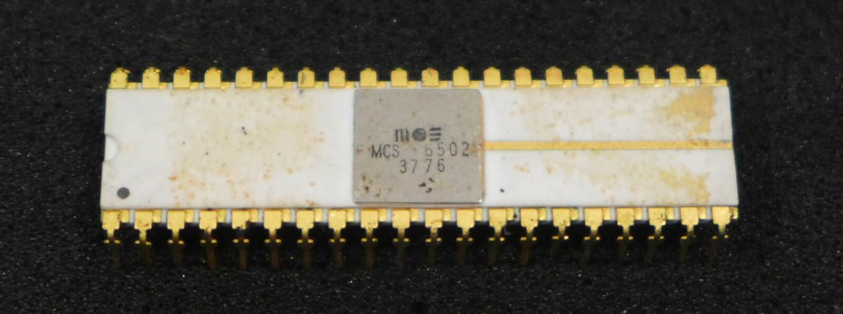 Chip Microprocesador MOS6502 1 PIEZA IC MOS DIP-40 Cpu "genérico" Funciona