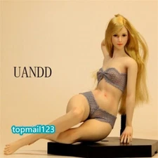 1:6 UANDD Small Bust OB Normal Skin  Female Action Figure 12"Body No Finger Bone