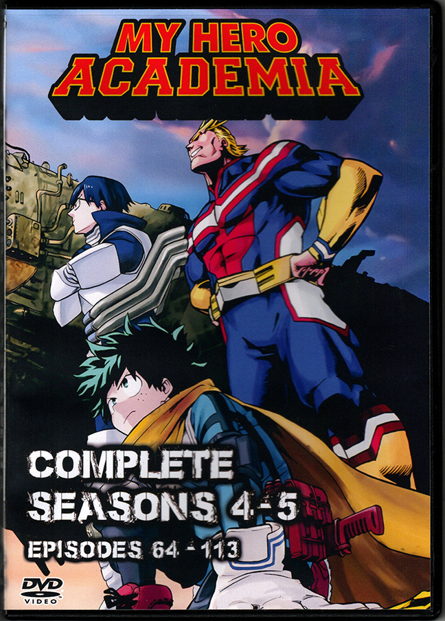 My Hero Academia Season 1-5 + 3 Movies DVD Anime English Dub BOKU NO HERO  ACADEM