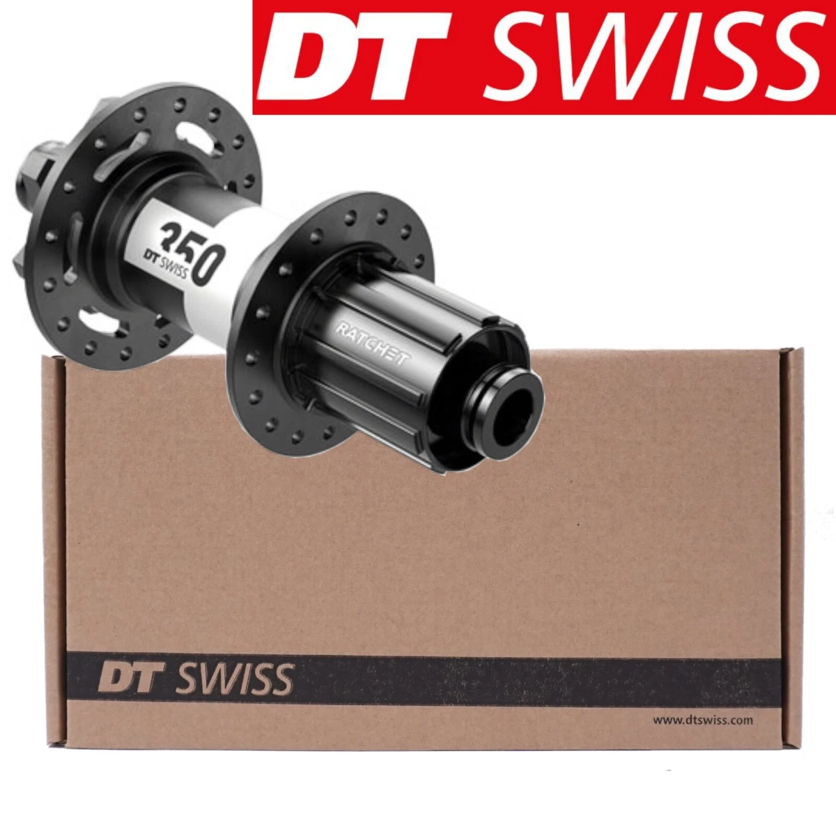 Moyeu Arrière DT Swiss 350 - 12x148 Mm, Frein à Disque Center Lock, Micro Spline