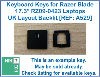 Tastatur Ersatz Tasten für Razer Blade 17 RZ09-0423 Laptops UK Layout Hintergrundbeleuchtung