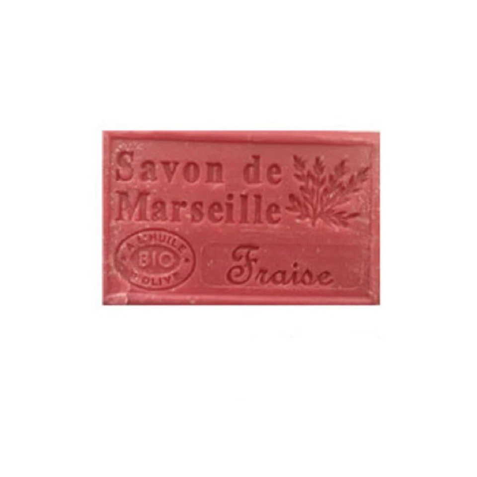 SAVONNERIE AUBAGNAISE Savon de Marseille Seife ERDBEERE 125g