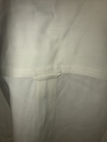 Structure Mens White/Cream Button Down Dress Shirt Size M - Picture 7 of 8