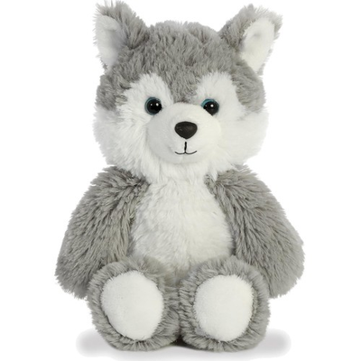 #ad High Quality 8 Inch Cuddly Grey Husky Perfect Gift for Animal Lovers $16.99