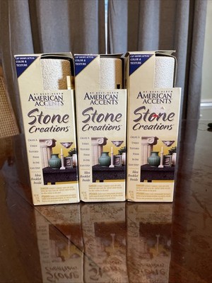 3PK NEW Stone Creations Rust-Oleum Spray Paint 12oz Cans 7990 Bleached Stone