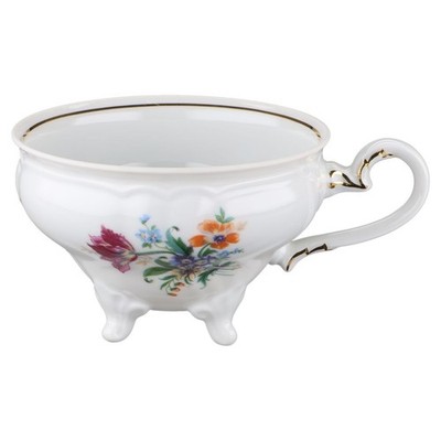 Kaffeetasse Weimar Porzellan Josefine Bunte Blumen