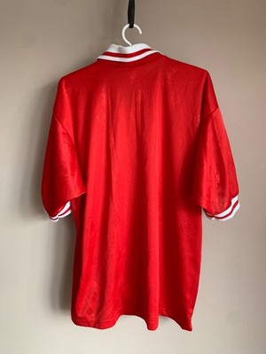 Liverpool リバプール 98-00 ince Reebok Lサイズ相当 Liverpool 1996/1998 Home Football Shirt Reebok Vintage Soccer