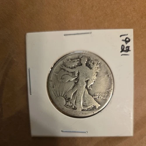 Key Date 1921-D 50c Walking Liberty 90% Silver Half Dollar US Coin Denver Mint