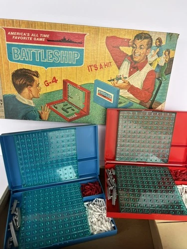 Vintage Original 1967 Battleship Strategy Game Milton Bradley #4730 Complete
