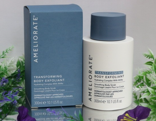AMELIORATE 💙 Transforming Body Exfoliant 300mL ~ Hydrating Complex AHAs💙 BNIB