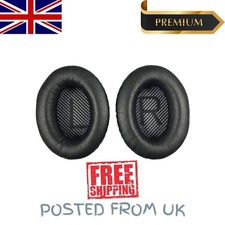 Bose Replacement Black Ear Pads QC25 QC35 QC35 II AE2 QC2 QC15 Headphone Cushion