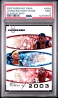 2007 Fleer Hot Prospects Class Of 2003 LeBron James Wade Anthony /2003 PSA 9