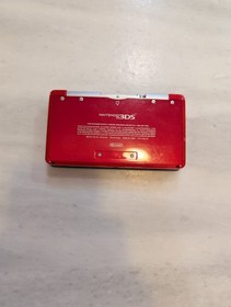 Nintendo 3DS Red Handheld Console Wi-Fi 3D Audio w/ Stylus & Charger CTR-001