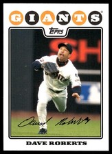Dave Roberts 2008 Topps #331 Giants MLB READ FREE SHIPPING AutographDen