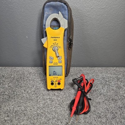 Fieldpiece SC440 Essential Dual Display Clamp Meter With Leads  And Case Used