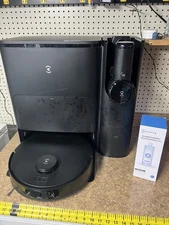 ECOVACS DEEBOT T30S Combo Robot Vacuum and Mop All-in-One Black Used Read