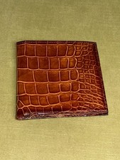 Genuine alligator wallet, men's wallet, money  card holder by Neiman Marcus