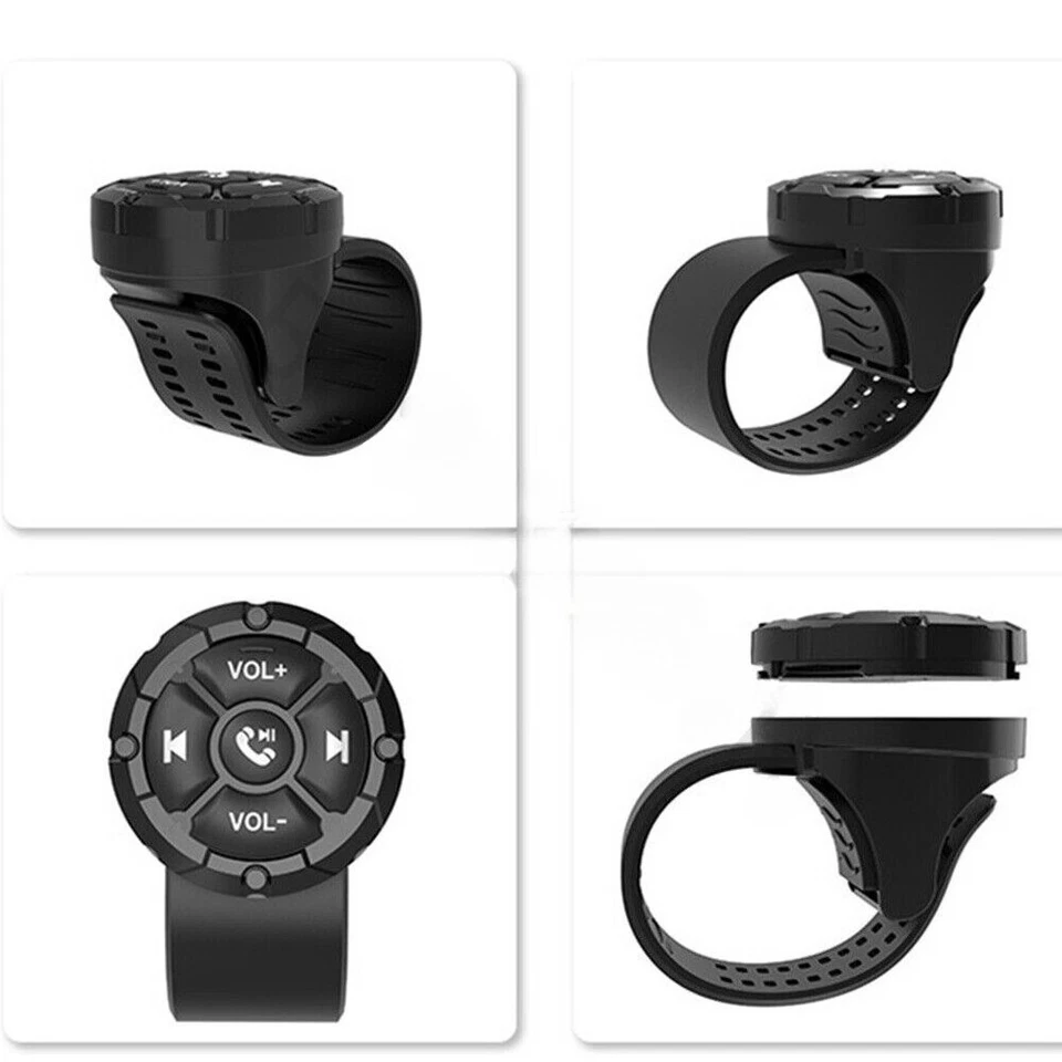 Car Steering Wheel Control Wireless Bluetooth Media Button Music Remote Control - Image 2 of 2