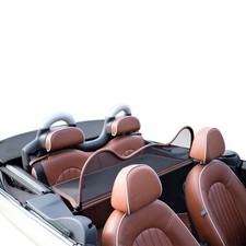 Wind deflector fits a Mini Cooper Cabrio R52 windblocker 2004-2008 -  Brown