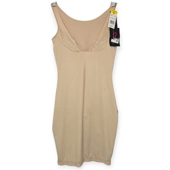 MAIDENFORM Flexees Shaping Slip Lote De 2 Talla Mediana Desnudo Y Marfil Nupcial Dinero Antiguo Foto 3 de 4