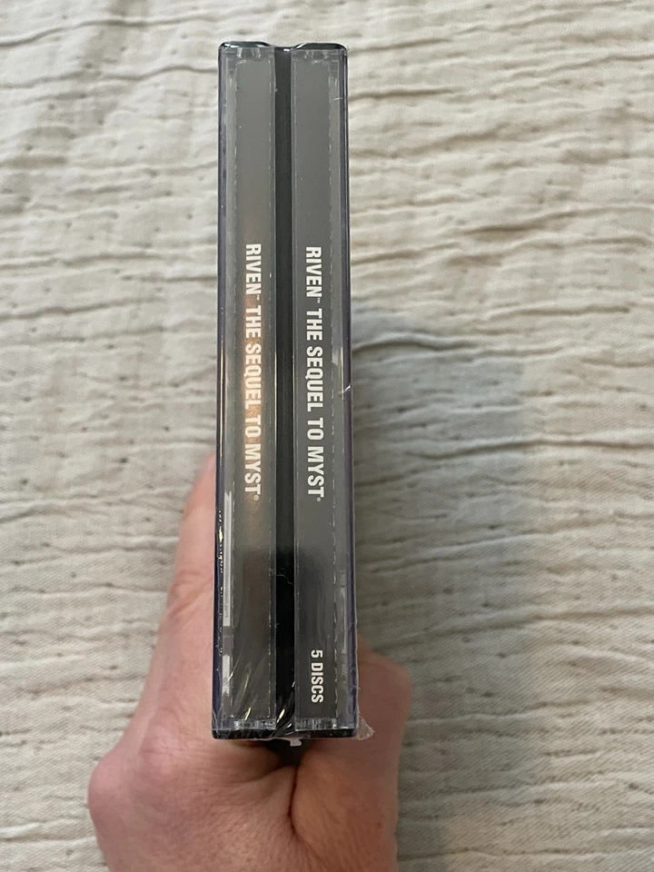 Riven The Sequel to Myst PC 1997 Game Factory Sealed PC MAC Ubisoft Vintage  - Image 3 of 4