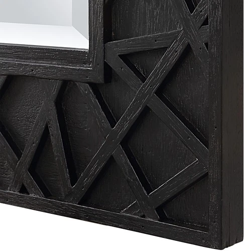 Uttermost 09803 Everest 45" W x 70" H Rectangular Framed Bathroom - Black - Picture 3 of 5
