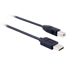 Philips USB 2.0 Cable, 6ft. 1.8m , A-Male to B-Male Cord for Printers,