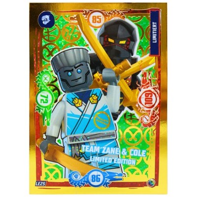 Lego Ninjago Karten Trading Cards Serie 9 - DRAGONS RISING - Gold Karte LE25