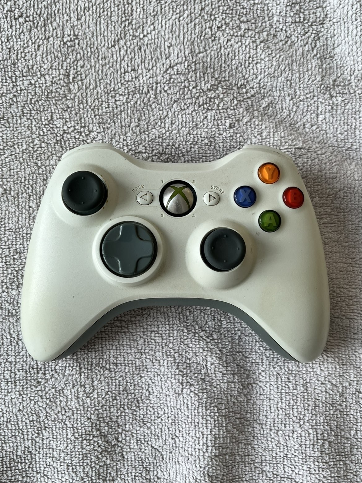 Manette Officielle Microsoft XBOX 360 Blanche - Sans Fil