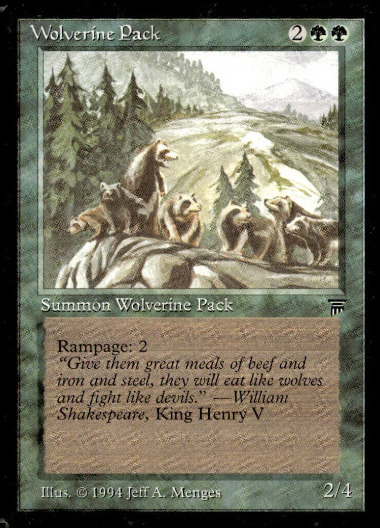 Legends Wolverine Pack