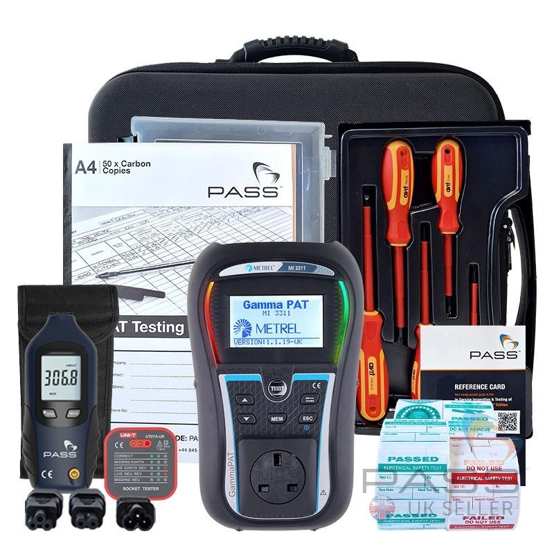 Metrel MI3311 GammaPAT Lite PAT Tester - PAT Essentials Kit w/ Online Trainin...