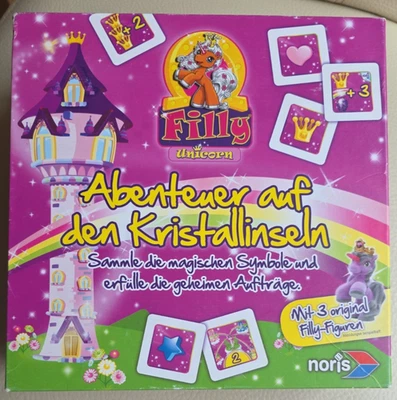 Filly Unicorn - Abenteuer auf den Kristallinseln mit 3 original Figuren - noris - Bild 1 von 4