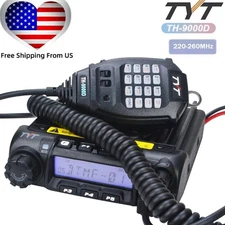 TYT TH-9000D PLUS 220-260MHz Mobile Radio 50W 200 Channels Vehicle Transceiver