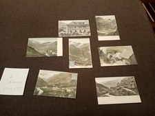 lot  8 cpa cartes Gavarnie rue hôtel cirque hautes pyrenees