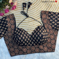 Black Party Wear Women's Designer Choli Indian Bollywood Beautiful Ethnic Blouse