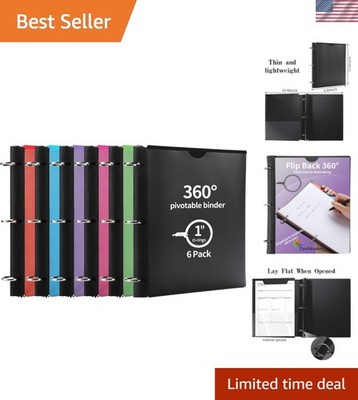 best 3 ring binder for cards Avery Mini 3 Ring Binder, Holds 5.5" x 8.5" Paper, 1" Round Rings,  175-Sheet Capacity, 1.4 Inch Wide Spine, Label Holder, 1 Black Binder  (27257), Color: Black, Count: 1, Size: 1"