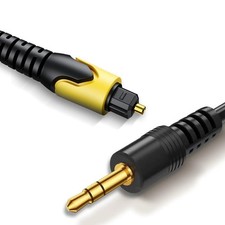 192KHz DAC Optical to 3.5mm Converter, Optical Audio Cable to AUX Adapter, Unidi