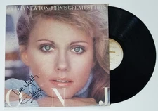 Olivia Newton-John SIGNED Greatest Hits Vinyl Record JSA COA Autographed Grease