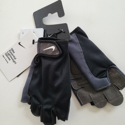 NWT MENS NIKE Dri-FIT Training Gym GLOVES Black Size M