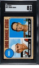 1968 TOPPS JOHNNY BENCH #247 RC SGC 8