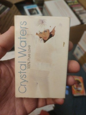 100% Pure Love [Single] by Crystal Waters (Cassette, May-1994, Mercury)