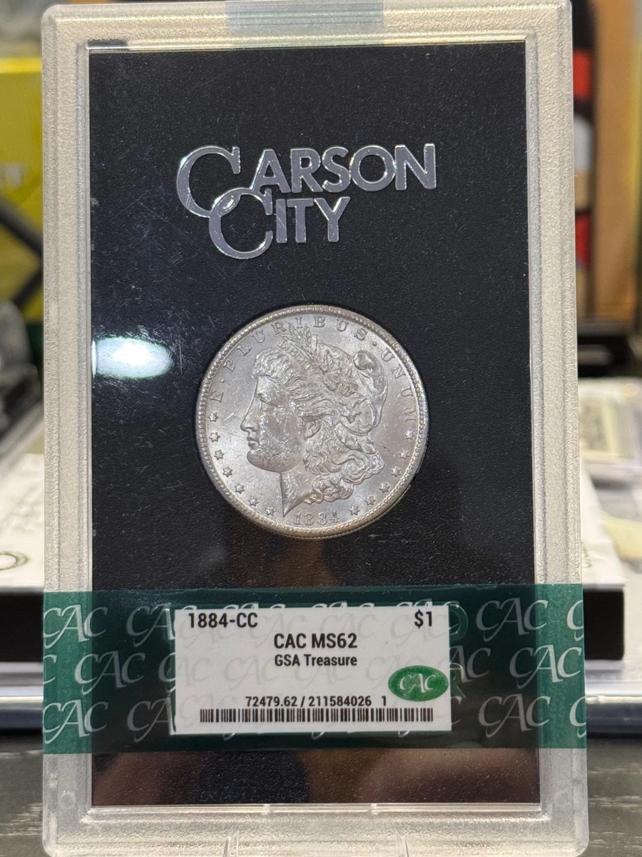 Carson City Grade MS 62 1884 Year Morgan US Dollars (1878-1921