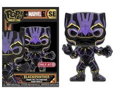 🔥 New Funko Pop! Pin BLACK PANTHER (Target Exclusive) #SE Disney 🔥