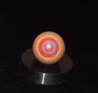 Clay 🎯Bullseye💪Superman🔴🔵🟡Colors Toy Collectors Marble size" 5/8"=.625 Mint