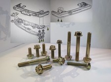 Schrauben Set beide Stoßstangen + Querträger Golf 2 Corrado Jetta Toledo GTI G60